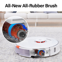 Roborock S7 odkurzacz robot Sonic mop automatyczny podnoszenie mopa kontrola aplikacji WiFi automatyczne zamiatanie kurzu nowa gumowa szczotka do sierści zwierząt 5